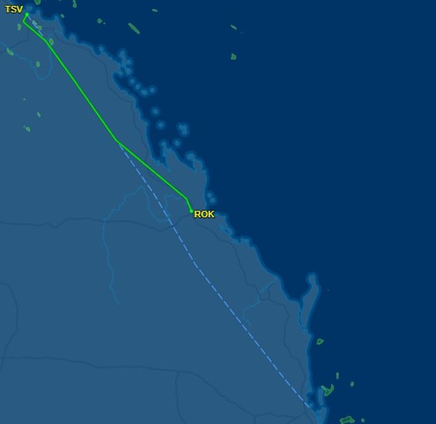 Qantas flight from Townsville to Brisbane diverted due to possible problem on board