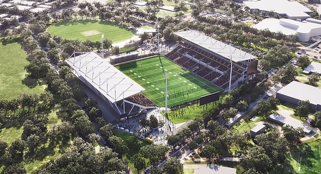 The 0 million redevelopment of the football team’s stadium is in turmoil as the Aboriginal Land Council fights to claim ownership of the site