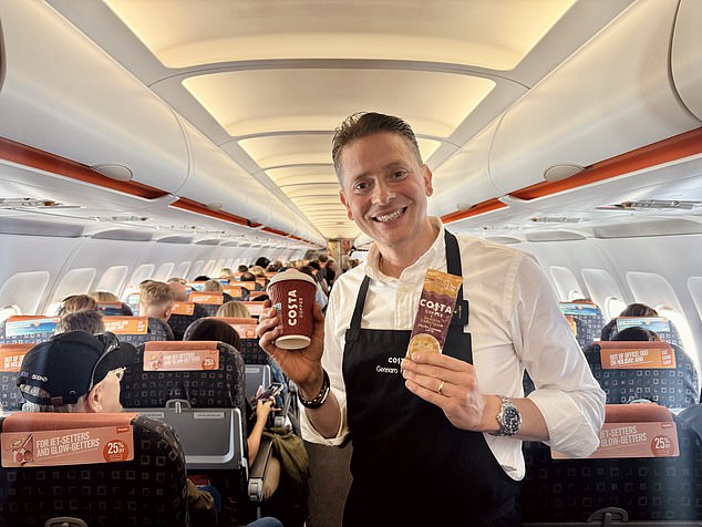 Major coffee brand now available on EasyJet flights, thanks to the launch of a new range of in-flight drinks