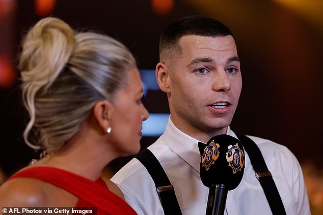 Football fans furious over Brownlow Medal host’s joke about ‘coming home alive’ to Las Vegas… 12 years after young star’s death in Sin City