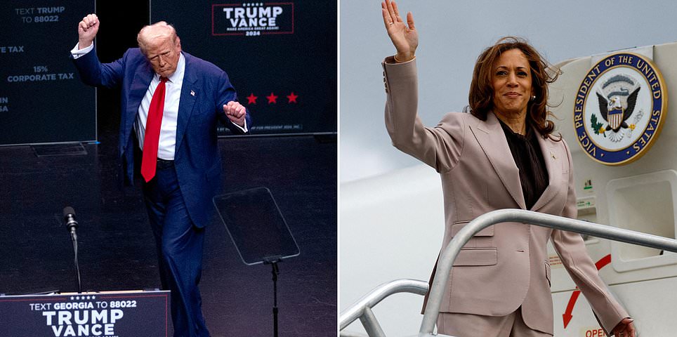 Live updates presidential election 2024: according to top forecaster Donald Trump’s chances to beat Kamala Harris