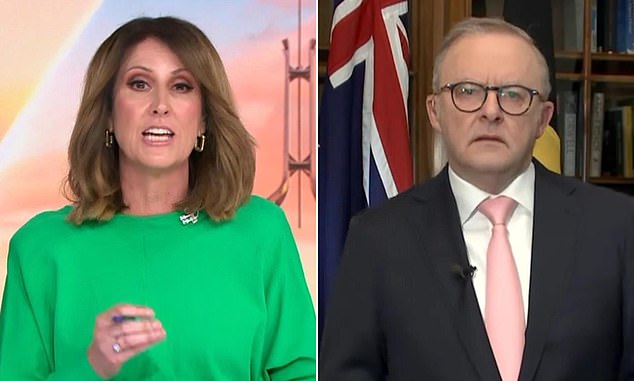 Nat Barr confronts Anthony Albanese with a harsh reality check on live TV