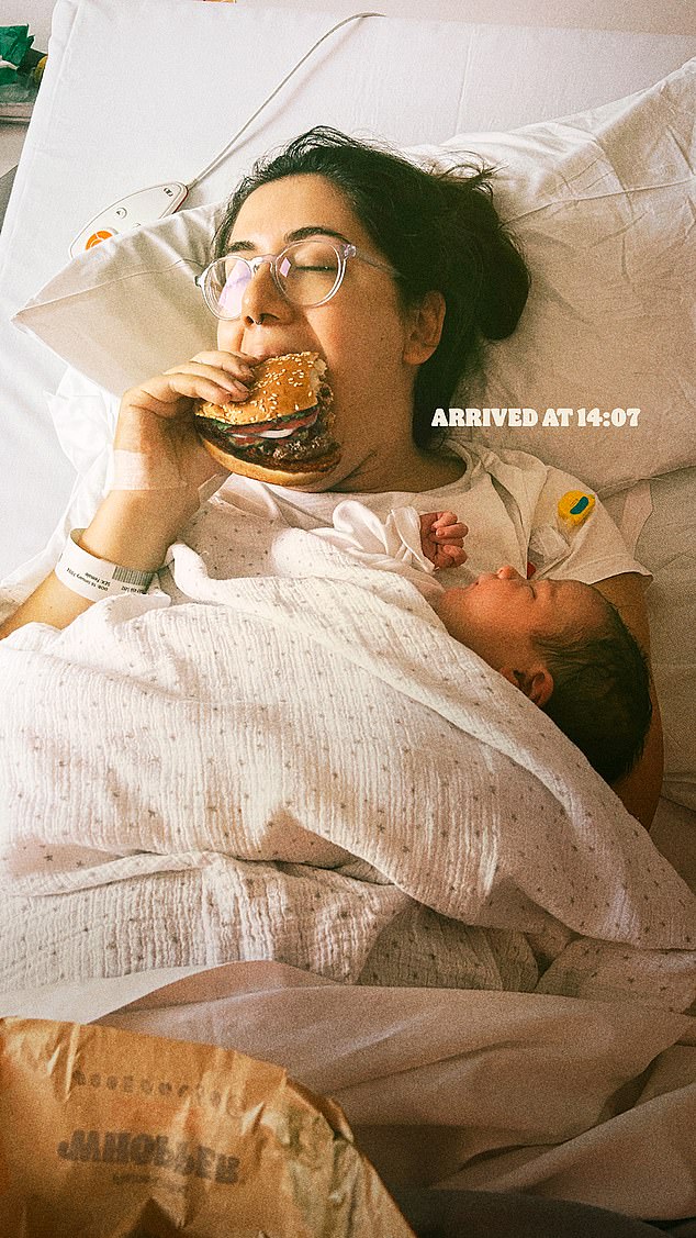 New research reveals that the most common postpartum meal is a burger