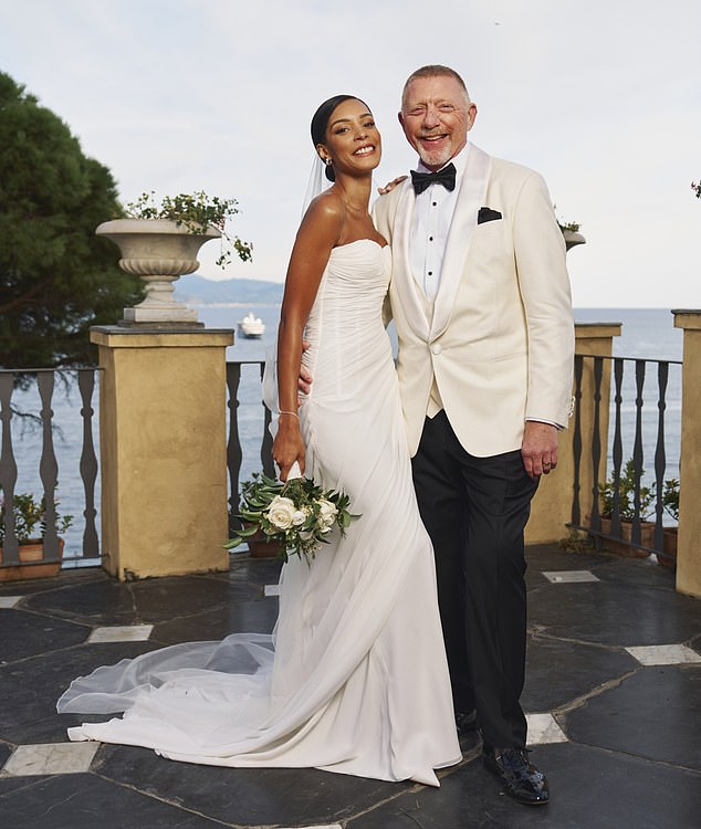 Boris Becker’s found his love match: First photos show tennis star tie the knot for the third time in a stunning Portofino wedding