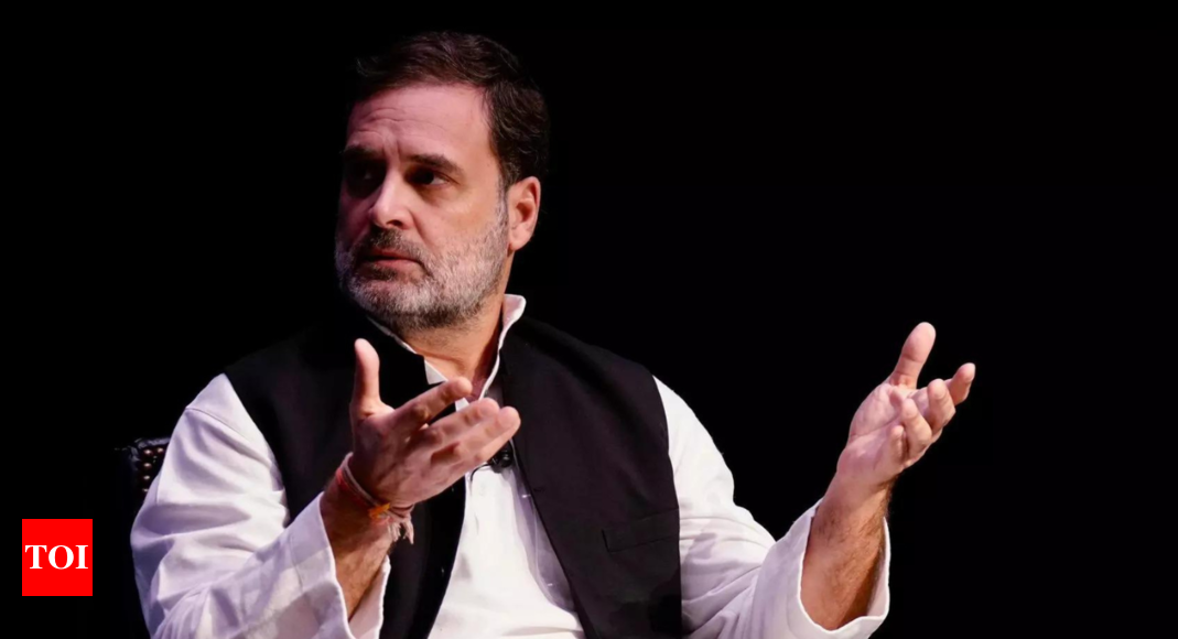 ‘A in INDIA alliance’: Rahul Gandhi’s misstep during speech to Indian Americans goes viral | India News – Times of India