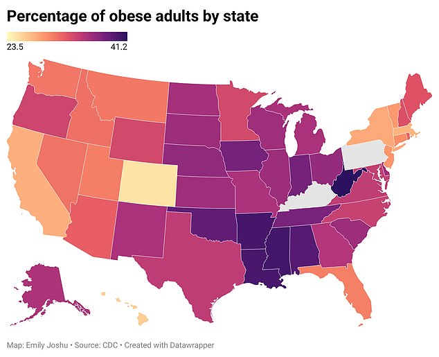 According to the CDC, America is now fatter than ever before, with obesity rates on the rise again. But how heavy is YOUR state?