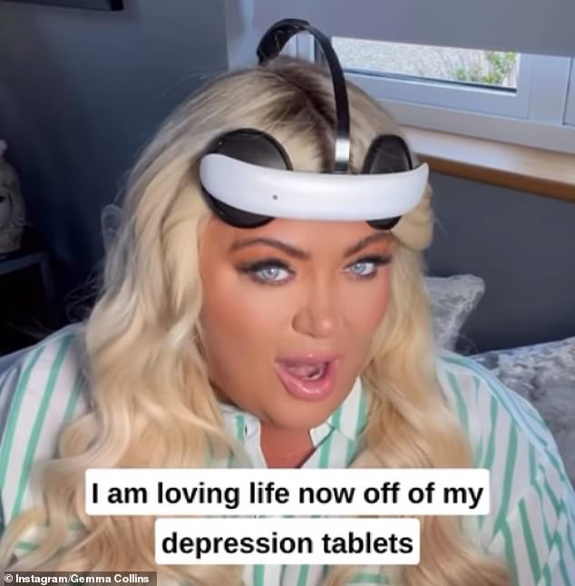 Brainteaser promoted by Gemma Collins in banned advert reduces suicide risk, says NHS study