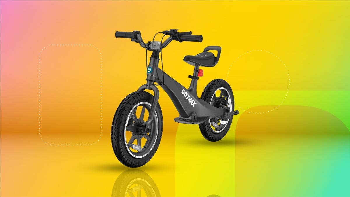 Buy this GoTrax V14 electric balance bike for children for a record low price