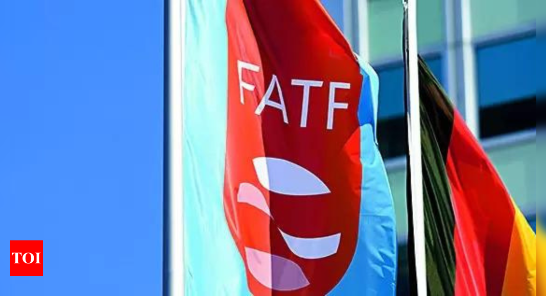 FATF flags slow terrorist financing, money laundering processes | India News – Times of India