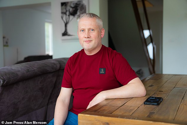 Father of two left with ‘2mm paralysis’ after his neck ‘broke’ when he ignored warning signs of rare disease for months, thinking he was ‘just getting old’