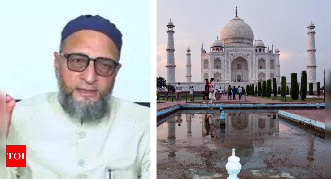 ‘Funnily enough, they want to take over Waqf monuments’: Owaisi slams ASI over Taj Mahal water leak | India News – Times of India