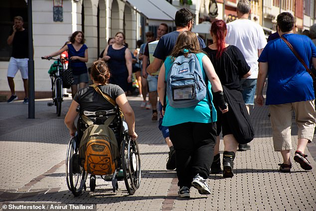 Gentle Britain: One in 10 working-age Britons now claim disability benefits, while claims from under-40s have risen by 150%