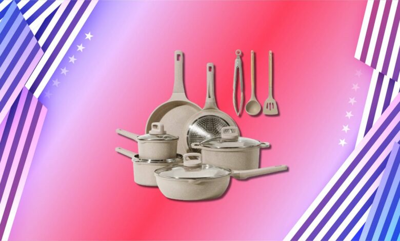 Get this 13-piece Carote cooking set for just  with this Labor Day sale