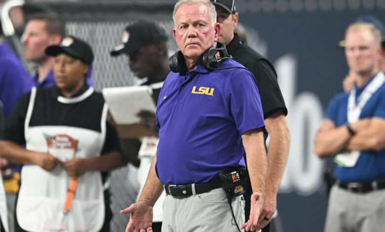 Why is Brian Kelly so ‘angry’? Because LSU’s Week 1 problems are now an existential crisis