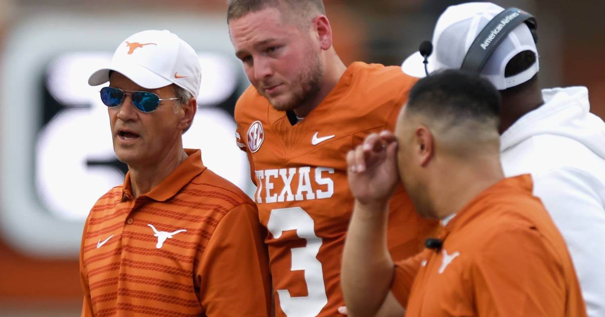 Texas QB Quinn Ewers ‘questionable’ for game against ULM: Will Arch Manning start first?