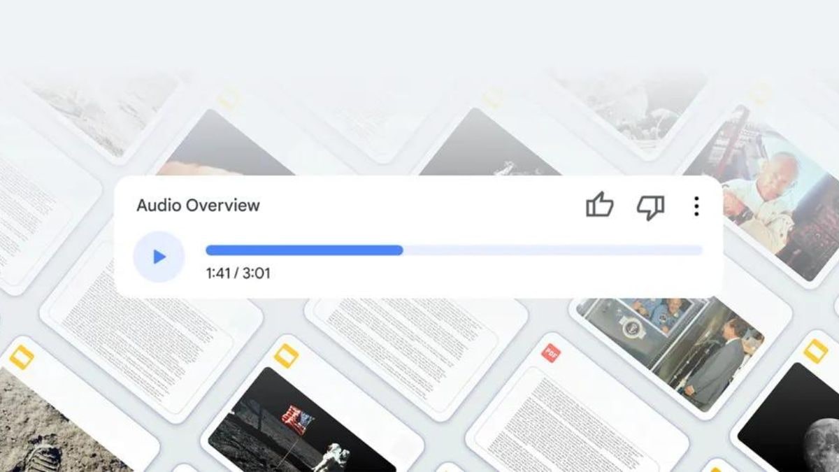 Google NotebookLM now lets you convert documents into audio discussions