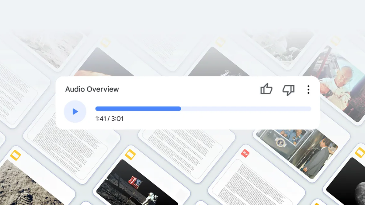 Google turns those long documents into your next favorite podcast