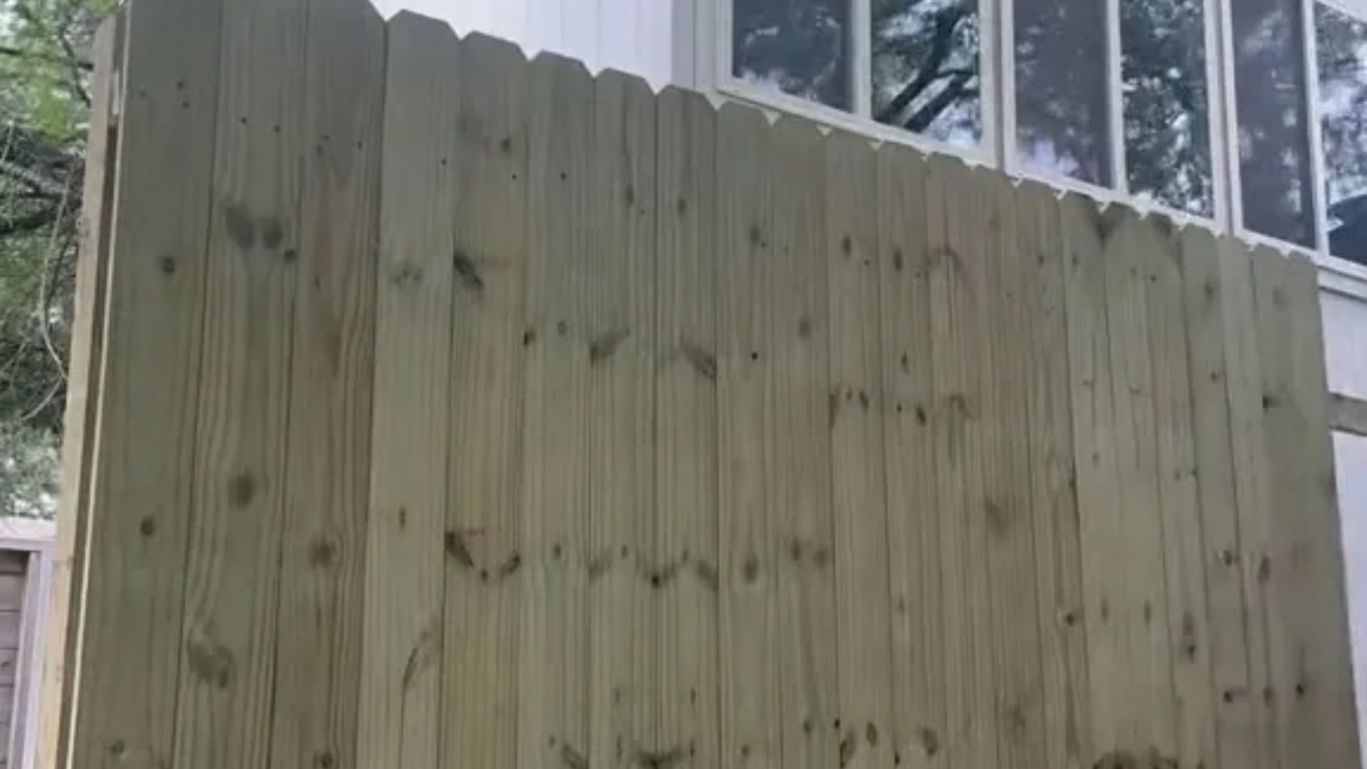 I couldn’t afford to build a fence to keep my neighbors out, so I built one myself