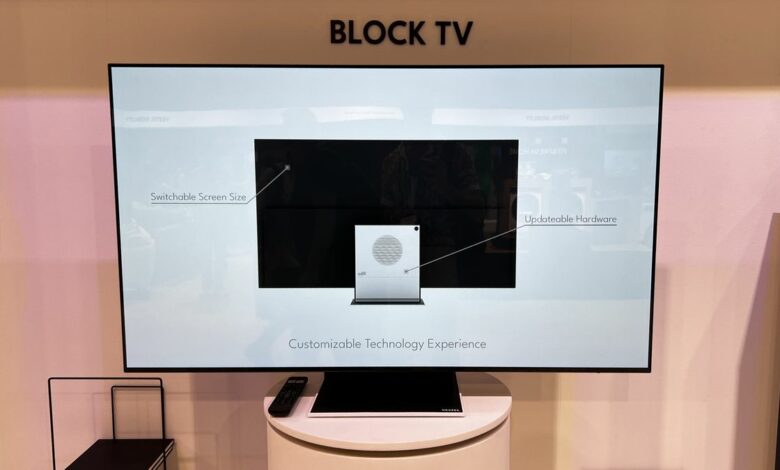 I love this modular 4K TV concept that allows you to upgrade specific components instead of buying a whole new set