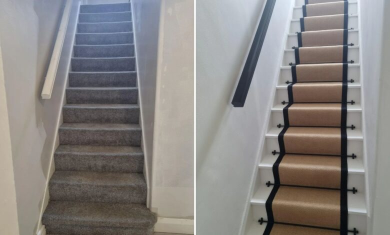 I transformed my stairs with an Etsy purchase – people tell me I should be proud