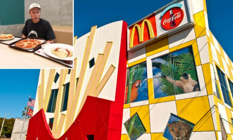 I went to the largest McDonald’s in the world with a gigantic play area and a crazy menu