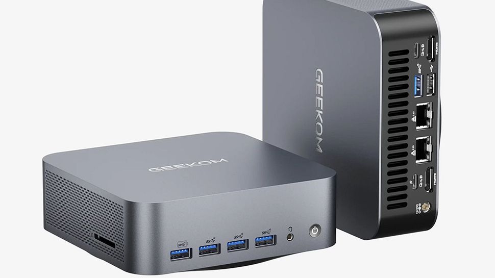 Mini PCs like this one show why your traditional desktop PC is going the way of the Dodo: Geekom’s latest powerhouse packs eight USB ports, can drive four 4K monitors, and has two 2.5GbE LAN ports