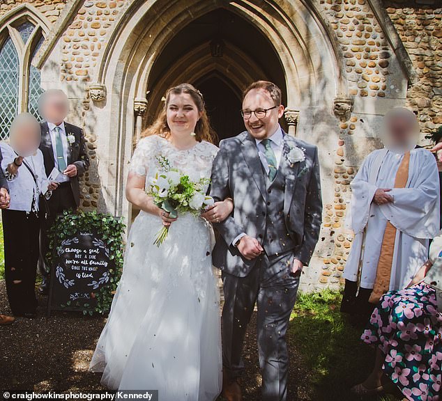 My massive migraine turned out to be a ‘huge’ brain tumor that ‘burst’ on my wedding day and nearly blinded me