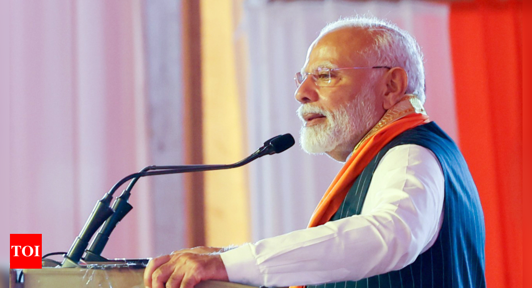 ‘Nehru, Indira, Rajiv opposed reservation’: PM Modi takes sharp dig at Congress – Times of India