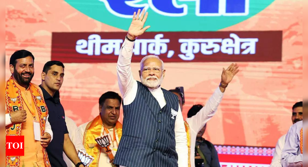 PM Modi: After Himachal Pradesh, Haryana could face financial crisis if Congress forms govt | India News – Times of India