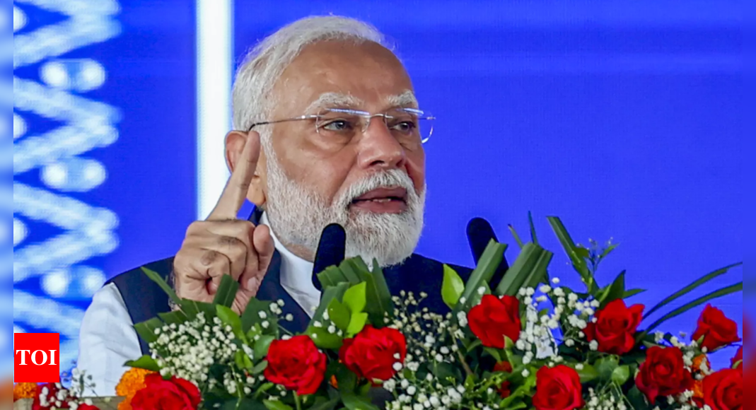 PM Modi calls for local solutions to global problems, says there is no dearth of resources for scientific community – Times of India