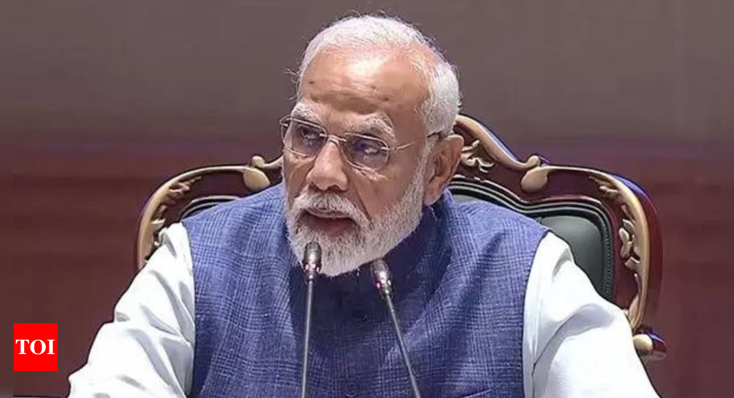 PM Modi condoles over drowning incident in Gujarat’s Meshwo river | India News – Times of India