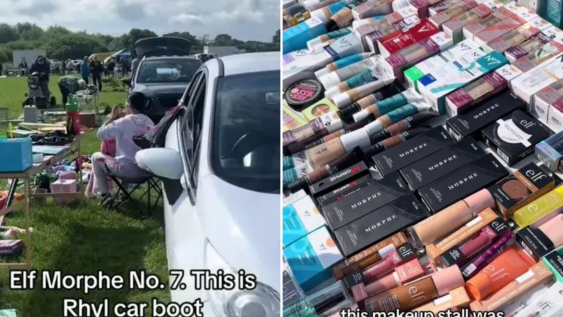 Shoppers’ flea market purchases included 50p buys and the Elf products ‘couldn’t be missed’