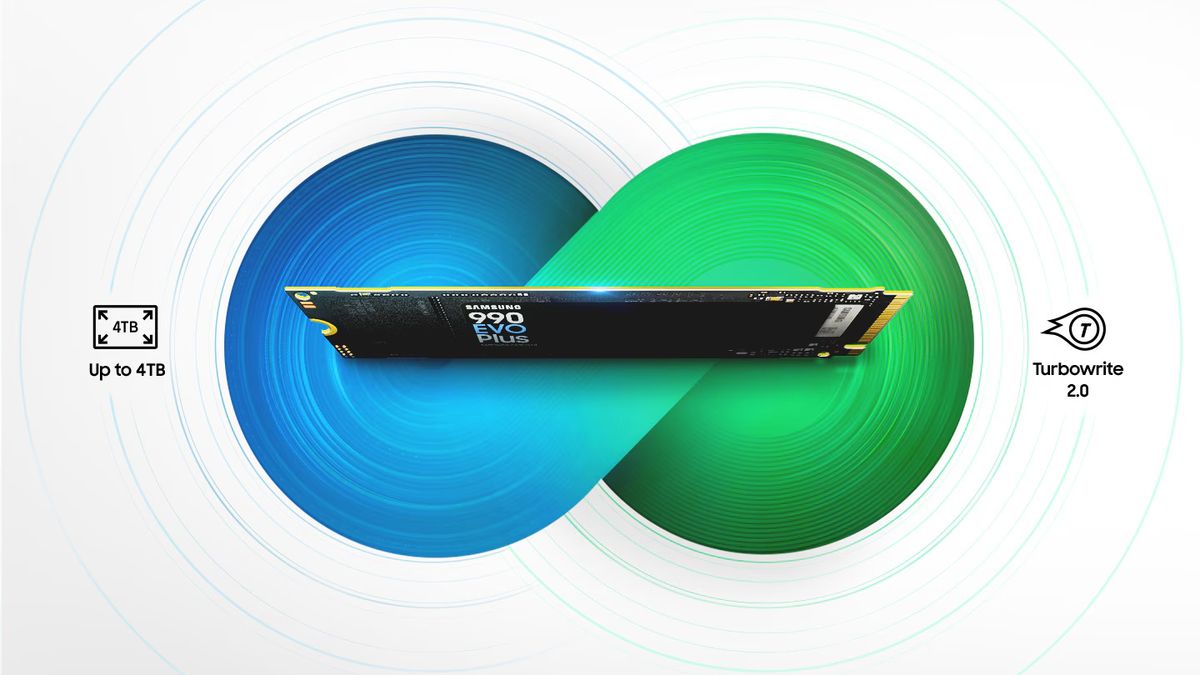 The best SSD just got even better, because Samsung unveils its 990 EVO Plus