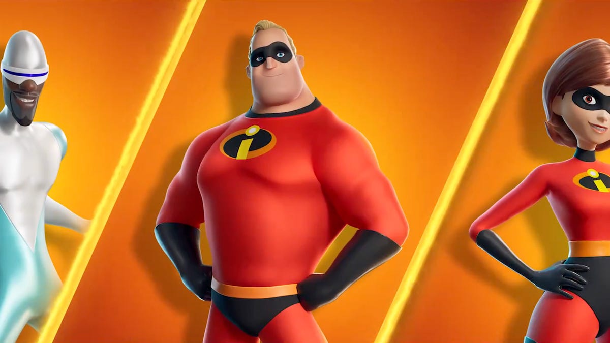 The skins and vehicles for Disney Pixar’s ‘The Incredibles’ are appearing on Fortnite