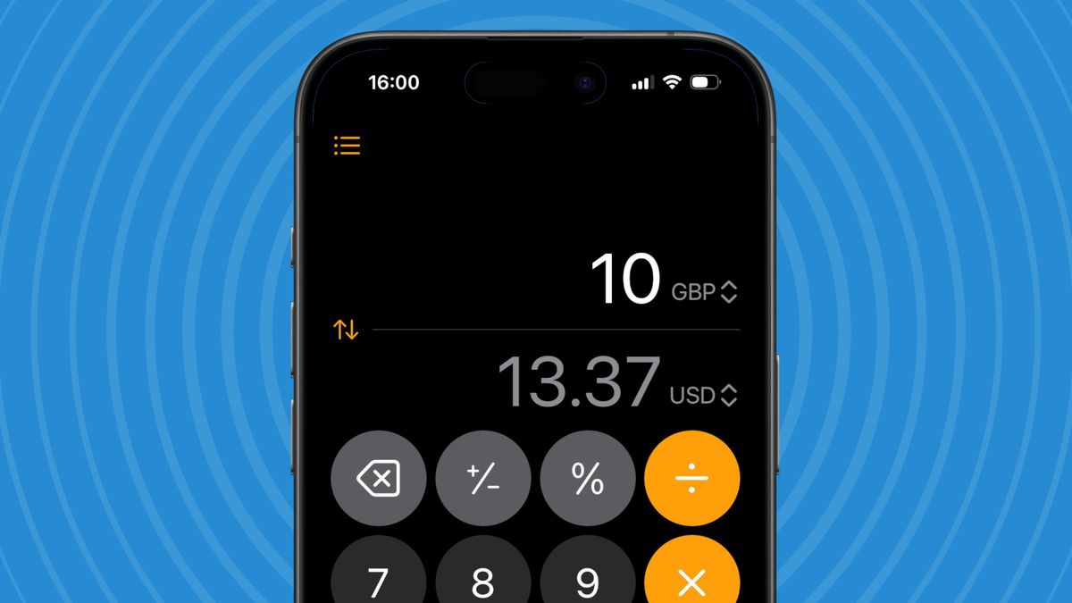 This Hidden iOS 18 Feature Turns Your iPhone Calculator Into a Simple Currency Converter