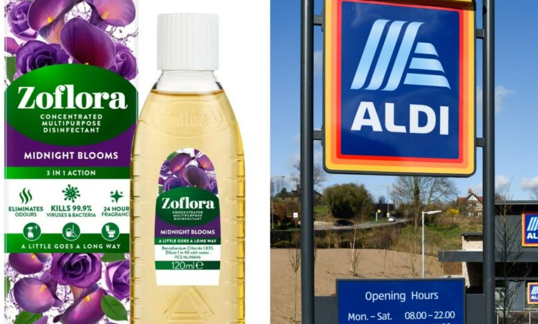 ‘Unleash your inner Mrs Hinch’, exact date offer Zoflora products now available at Aldi