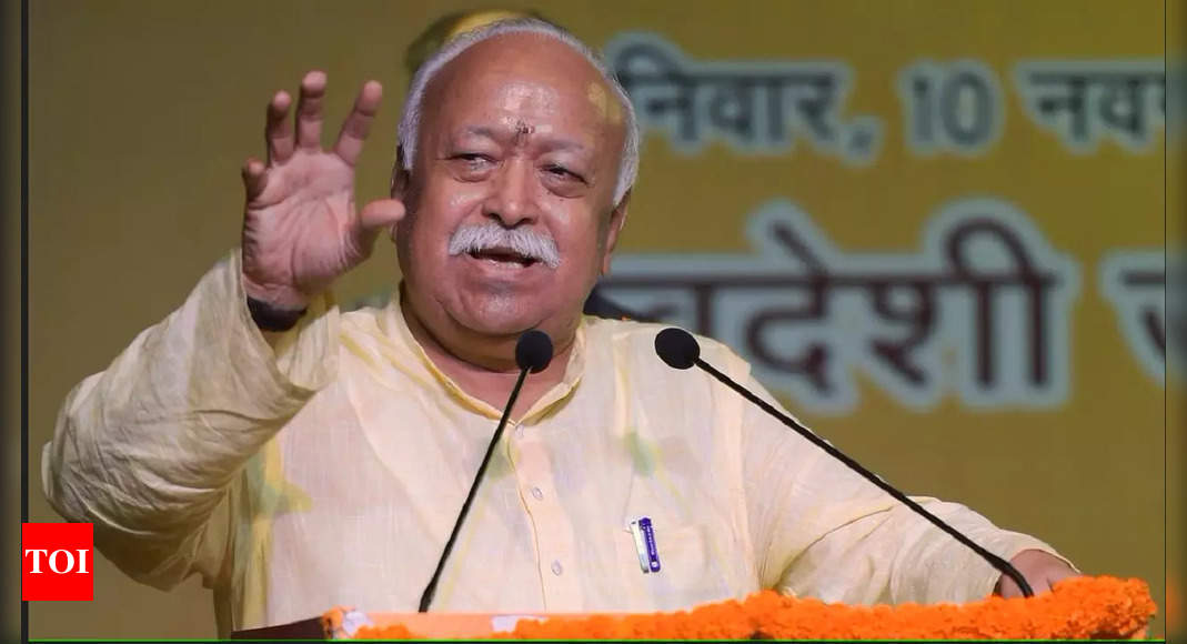 We must eradicate untouchability completely: RSS leader Mohan Bhagwat | India News – Times of India