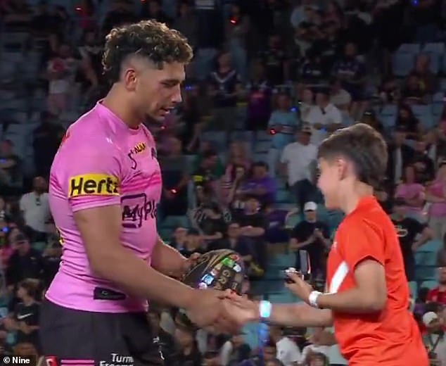 Penrith’s grand final hero is set to collect his premiership ring from a young fan – and you won’t believe what happens next