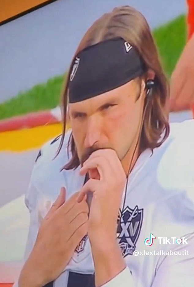 Gardner Minshew was caught doing a disgusting act on live TV after being benched in a disastrous match