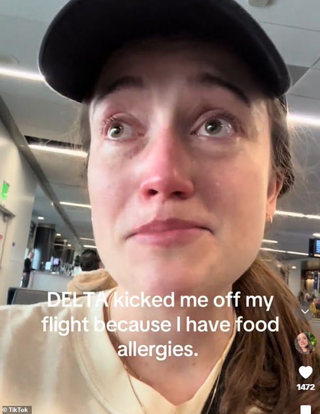 Traveler kicked off Delta flight because she has food allergies