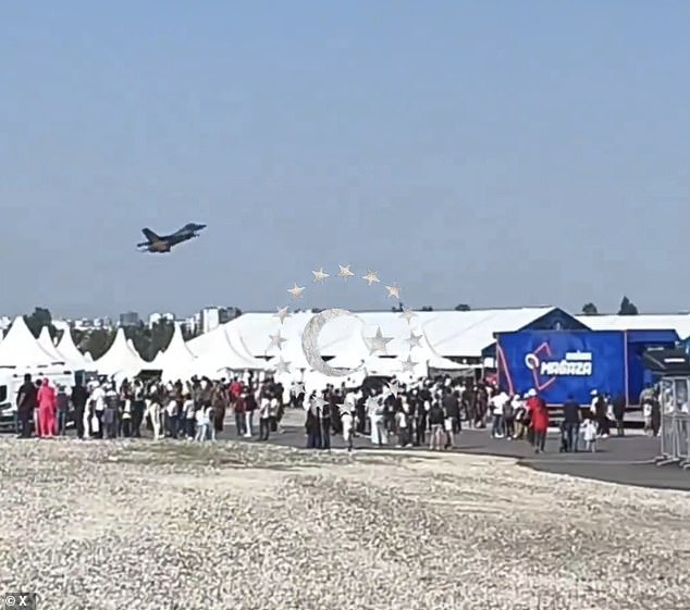 Terrifying moment ‘out of control’ fighter plane flies straight into spectators during Turkish air show