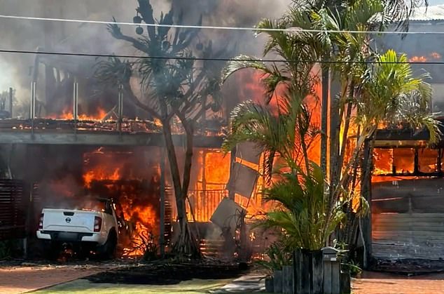 Bathurst 1000 driver ‘loses everything’ as his Gold Coast home ‘burns down’ in massive fire while racing at Mount Panorama