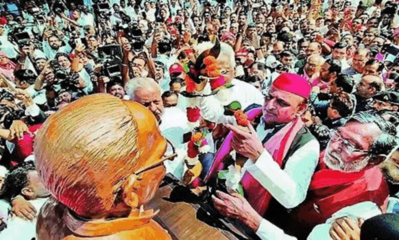 Akhilesh Yadav targets BJP on JP birth anniversary, asks Nitish Kumar to leave NDA | India News – Times of India