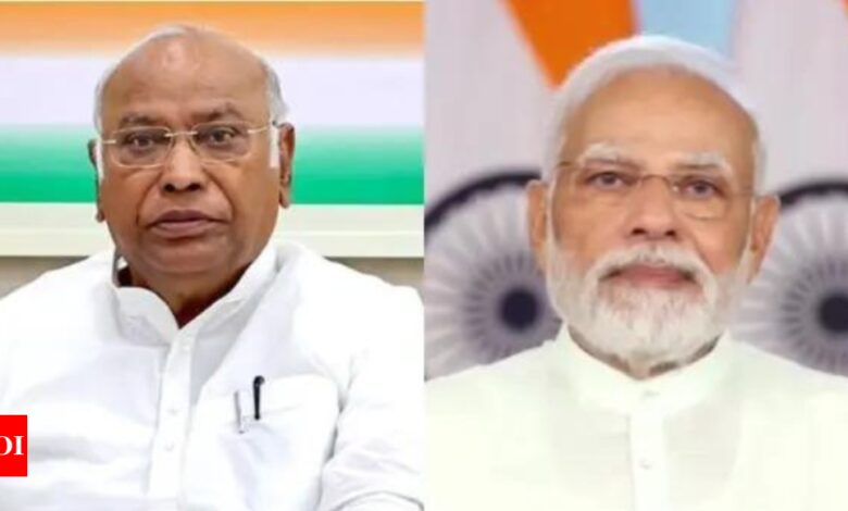 ‘BJP party of terrorists’: Mallikarjun Kharge responds to PM Modi’s ‘Urban Naxals’ comment | India News – Times of India