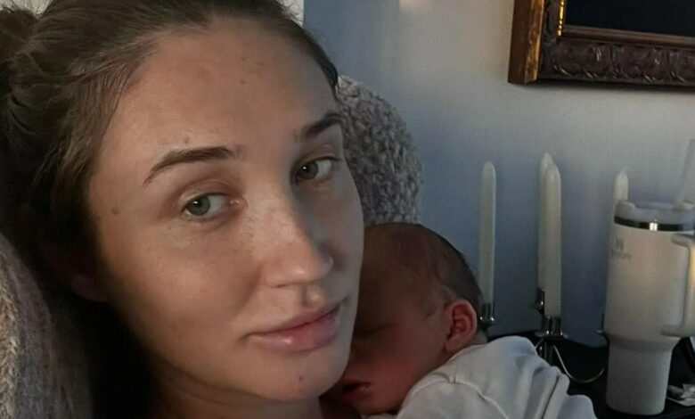 “I feel overwhelmed, swollen and extremely exhausted,” says new mother Megan McKenna