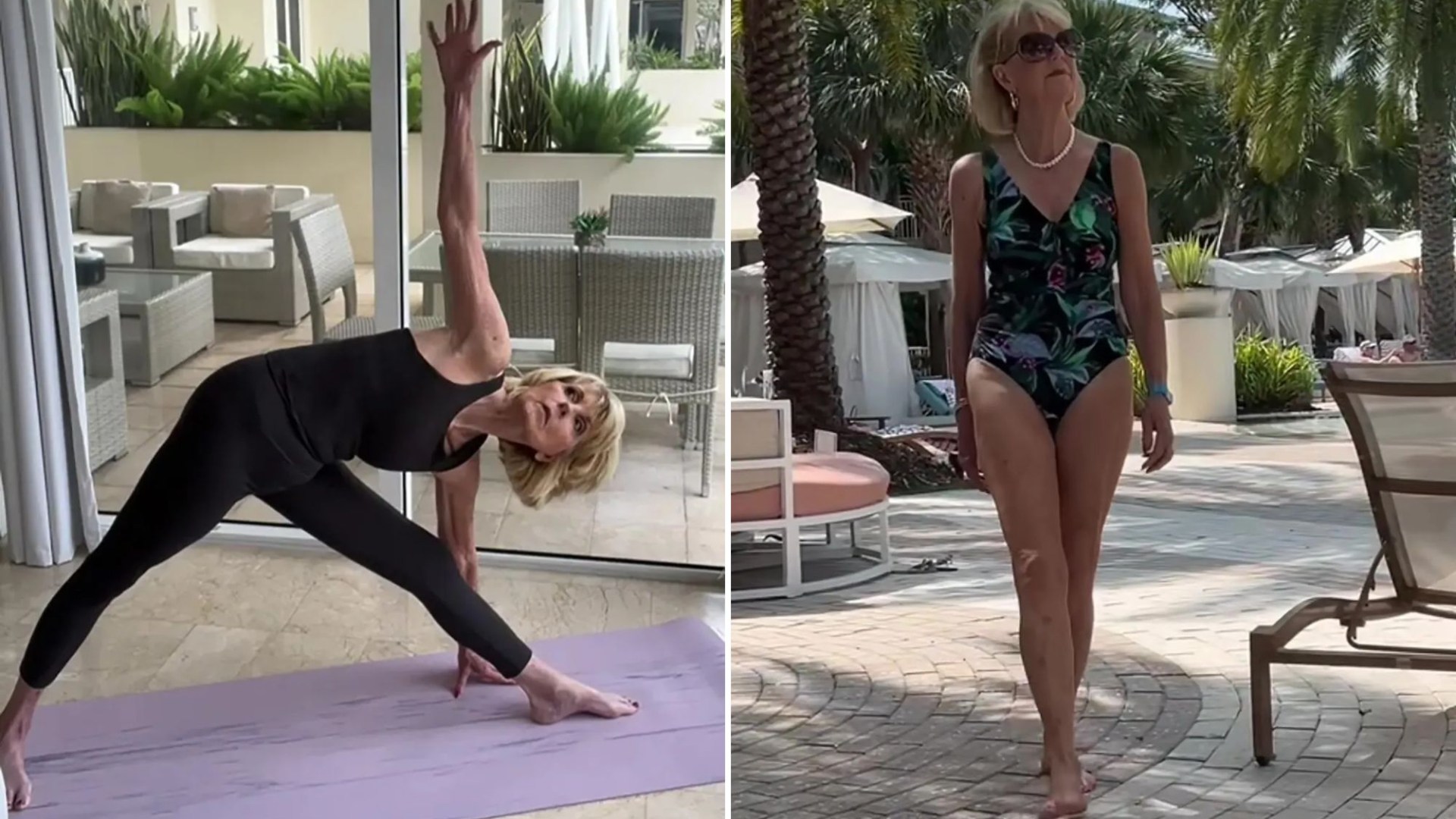 I’m a 77 year old former model and still wear swimsuits, I’ve worked hard for my body