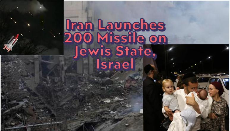 Israeli-Iranian conflict: 200 rockets fall on the Jewish state of Israel