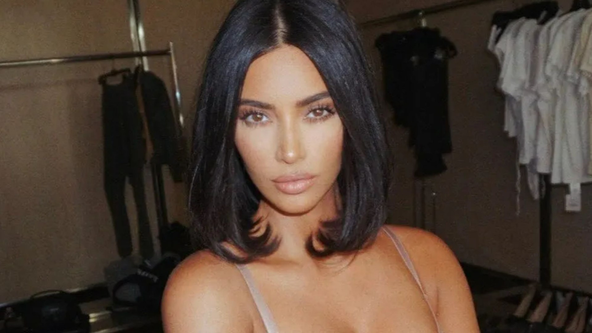 Kim Kardashian drops the Skims bra with 30 straps so it’s never visible under clothes