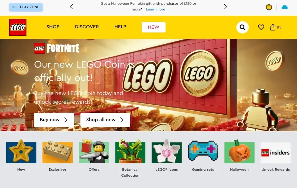 Official Lego website hacked to promote crypto scam