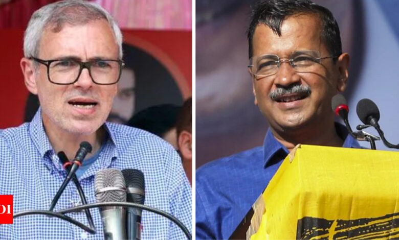 Omar Abdullah can consult me ​​if he faces problems in running a ‘half-state’: Arvind Kejriwal | India News – Times of India